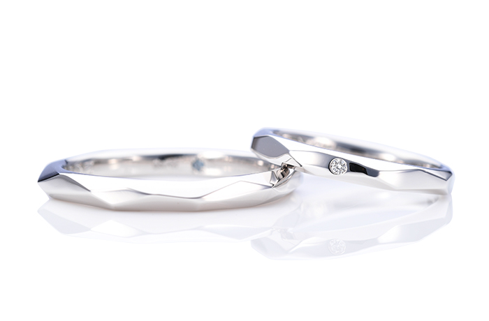 結婚指輪は手作りの多面体デザイン 結婚指輪手作り Com東京工房